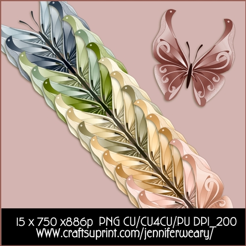 Beige Butterflies 7