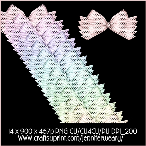 Candy Floss Bows 20