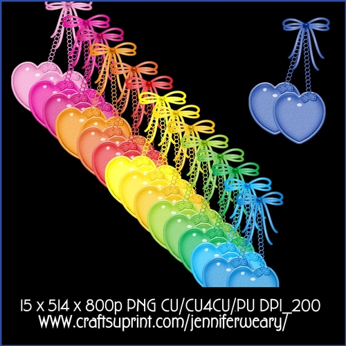 Colorful Hearts