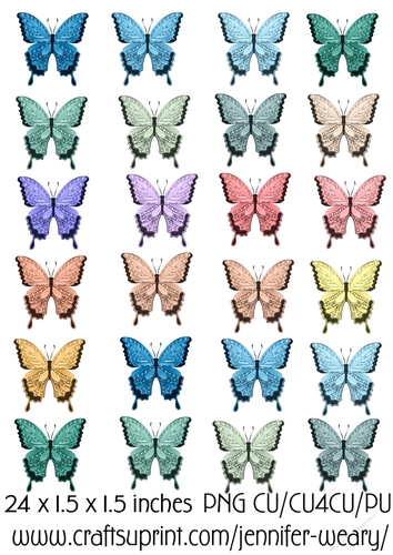 Tranquil Day Butterflies