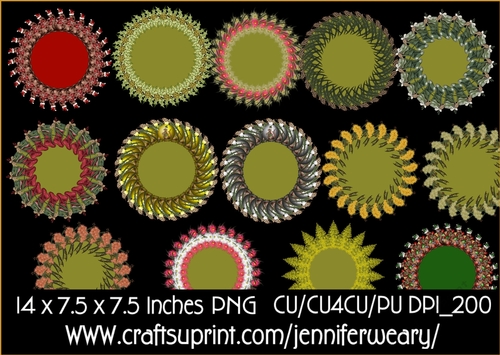 Aussie Christmas Mats/Doilies