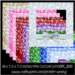Glitter Frames & Bows-Christmas Time
