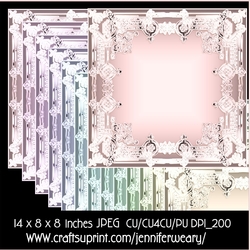 20 Candy Floss Backgrounds 8x8