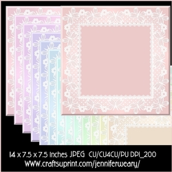 Butterfly Lace Backgrounds-Candy floss