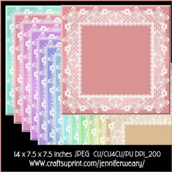Butterfly Lace Backgrounds-Candy floss b