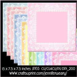 Butterfly Lace Backgrounds-Easter Morn