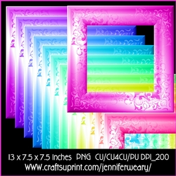 Neon Rainbow Frames 4