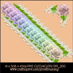 Corner Rose Set-roses Candy Floss