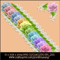 Corner Rose Set-roses Easter Morn