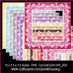 Butterfly Lace Frames-Sweet