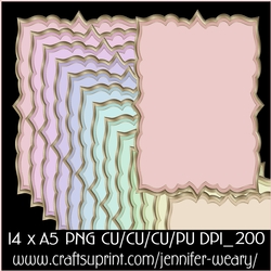 20 Candy Floss Mats
