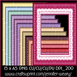 20 Sweet A5 Frames 4