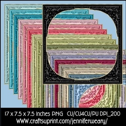 Glittering Corner Frames