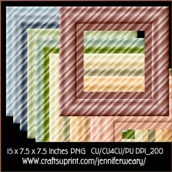 Striped Frames-Beige