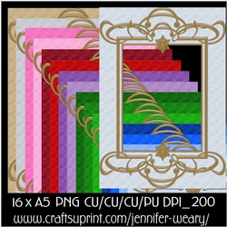 20 Christmas Time A5 Frames