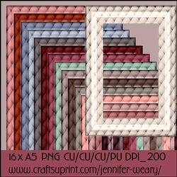 Padded Frames A5-Dusty