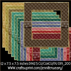 Padded Frames with Snowflakes-Christmas Joy