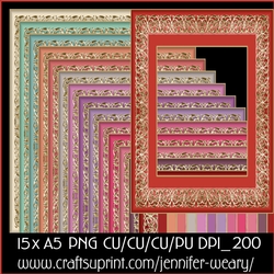 Charming A5 Frames-Valentine