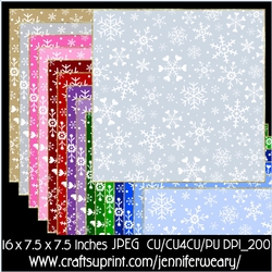 Snowflake Backgrounds -Christmas Time