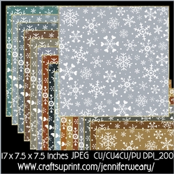 Snowflake Backgrounds -Metal