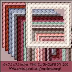 Padded Frames-Dusty