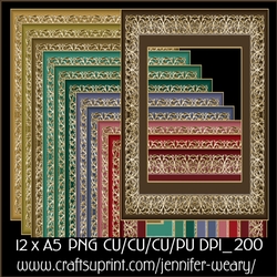 A5 Charmingb Frames-Christmas Joy
