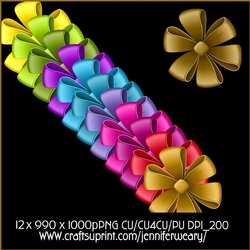 20 Merry & Bright Bows 2