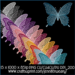 Glittering Butterfly Pearls-Gorgous