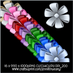 20 Christmas Time Bows