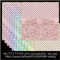 Glitter and Stripes Backgrounds-Candy Floss