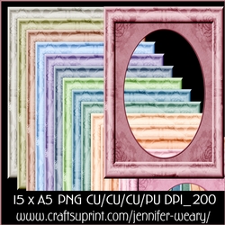 Rose Frames-Unique A5