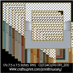 Dots & Stripes Frames-Metal