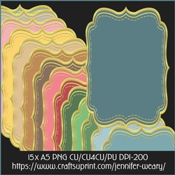 20 Candyland A5 Mats