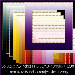 Ombrae Textured Frames-Exotic