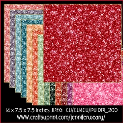 Glitter Backgrounds-Succulants Bright