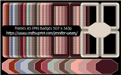 Frame Badge A5-Dusty