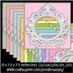 Ceramic Frame Background-Easter Morn