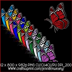 20 Birthstone Butterflies