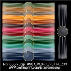 Ribbon Wraps with Brads-Cozy