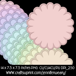 20 Candy Floss Mats 4