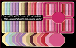 Frame Badge Set Square
