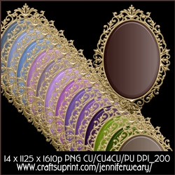 Gold Fancy Edged A5 Mats-Lavender Fields
