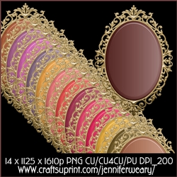 Gold Fancy Edged A5 Mats-Cherry Blossoms