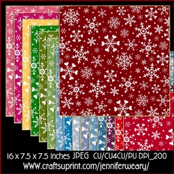 Snowflake Backgrounds-Christmas Time 2