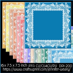 Butterfly Lace Backgrounds-Tranquil Days