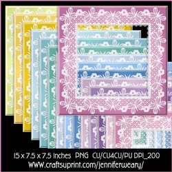 Butterfly Lace Frames-Romantic