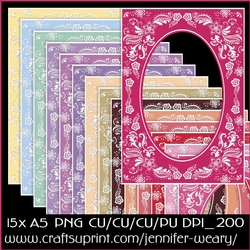 21 Sweet A5 Frames