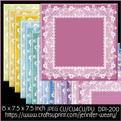  Butterfly Lace Backgrounds-Romantic