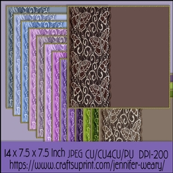 Butterfly Side Border Backgrounds-Lavender Fields