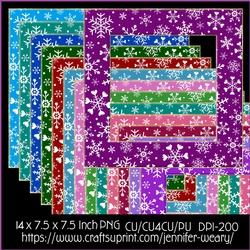 Snowflake Frames-Christmas Wishes